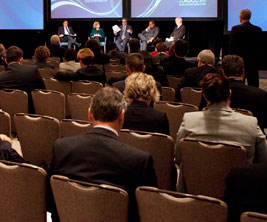 Persons siting in Conference hall