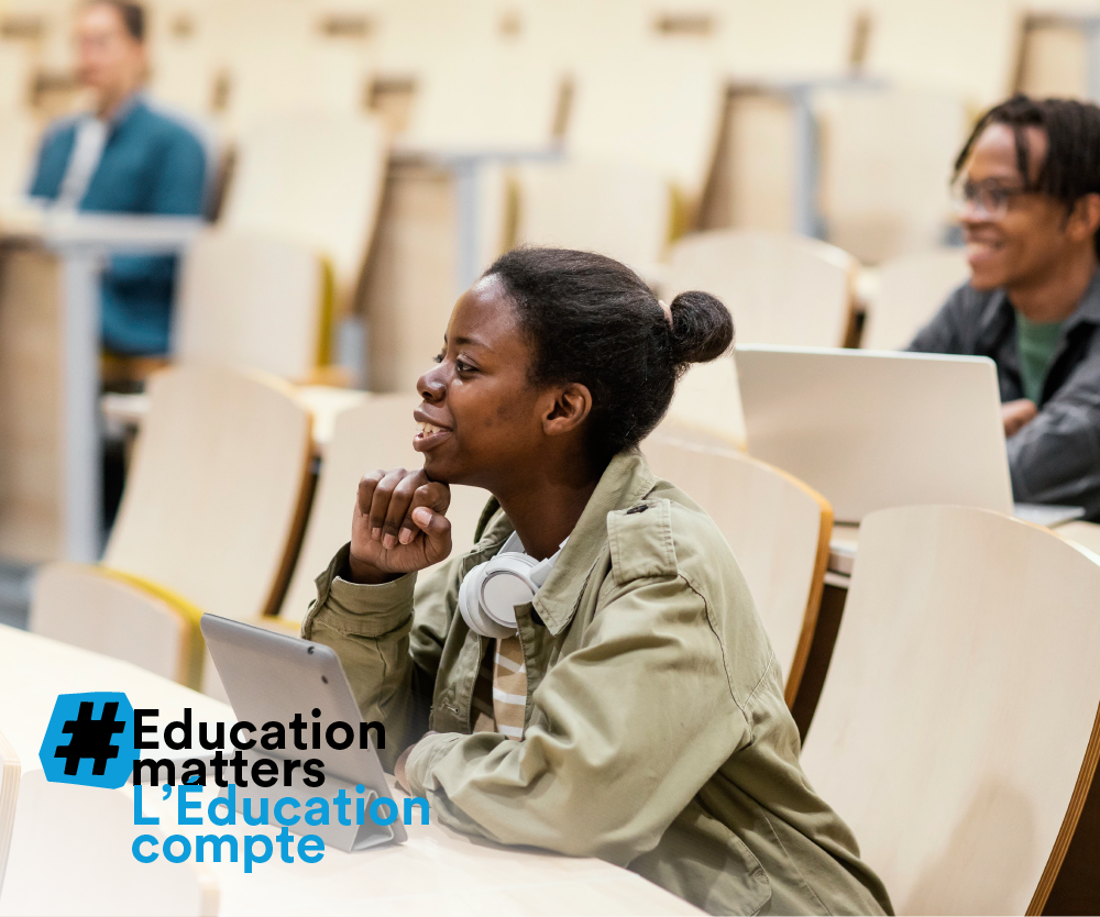 University students listening to a class